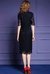 Vestido curto de renda preto Dolce & Gabbana Inspired Bordado Libélulas - Duquesa Brand