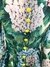 Vestido longo Dolce & Gabbana inspired estampa hortênsias com lenço na internet