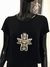 Blusa bordada a mão com pérolas e cristais - Duquesa Brand