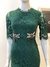 Vestido curto de renda Dolce & Gabbana Inspired com bordado libélulas