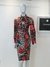 Vestido com padronagem Dolce & Gabbana Inspired estampa Leo na internet