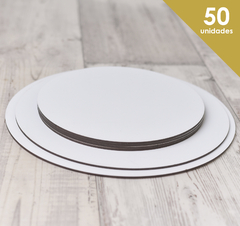 Bases redondas Fibroplus x50u. – Elegí medida de 18 a 30 cm - comprar online