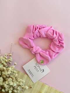 Scrunchie Laço Rosa Candy - comprar online