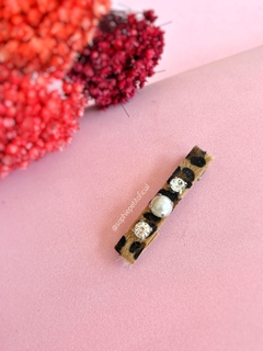 Hair Clips Oncinha Pedraria Cristal Raissa - comprar online