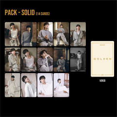 JUNG KOOK - GOLDEN - PHOTOCARDS FANMADE na internet