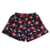 Short de modal - Negro corazones rojos