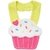 Babero triple capa - Cupcake 2