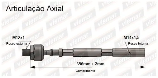 Precap Axial Cremallera Direccion Peugeot 306