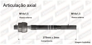 Precap Axial Cremallera Dirección Peugeot 308 408 3008 5008