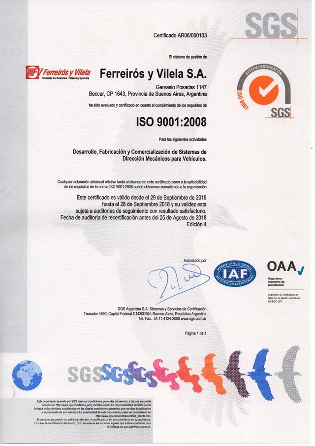 Cremallera Direccion Mecanica Fiat Regatta - AF Adrian Fantinatto
