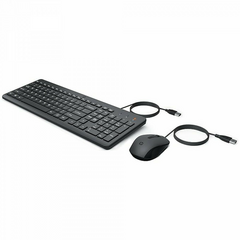 KIT TECLADO E MOUSE OFFICE COM FIO USB HP 150 PRETO - comprar online