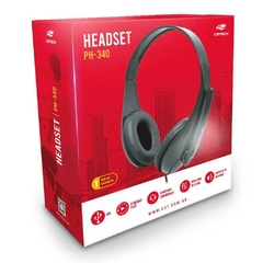 FONE HEADSET OFFICE USB C3TECH PH-340BK