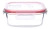 Recipiente Contenedor Pyrex Square Con Tapa 500ml