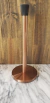Porta Rollo Acero Inox Punta Negra Silicona Cobre Bronce
