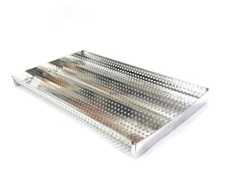 Baguetera Molde Pan Baguet Hojalata 30 Cms X 23 Cms I9 - comprar online