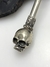 Bombilla de bronce y alpaca artesanal Terminal calavera - Ojo de Mar