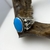 Anillo sello turquesa y calaveras - Ojo de Mar