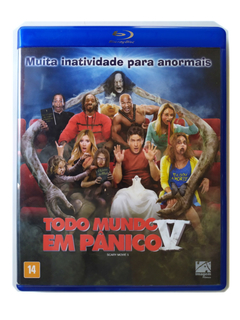 Blu-Ray Todo Mundo Em Pânico V Charlie Sheen Lindsay Lohan Original Scary Movie 5 Ashley Tisdale Simon Rex