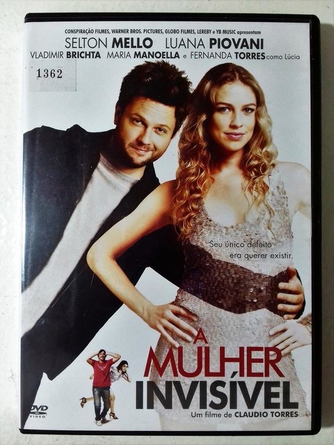 DVD A Mulher Invisível Original Selton Mello Luana Piovani Vladimir Brichta