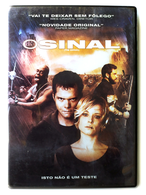 DVD O Sinal AJ Bowen Anessa Ramsey Justin Welborn Original The Signal David Bruckner Dan Bush Jacob Gentry