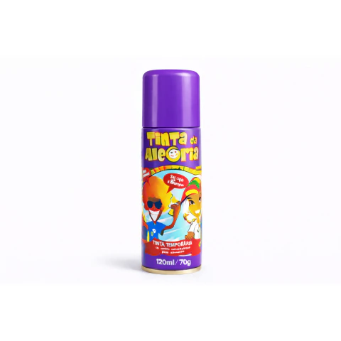 Tinta Spray Colorida Temporária Para Cabelo 120ml Carnaval - loja online