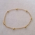 Pulseira Bolinha em Ouro 18k