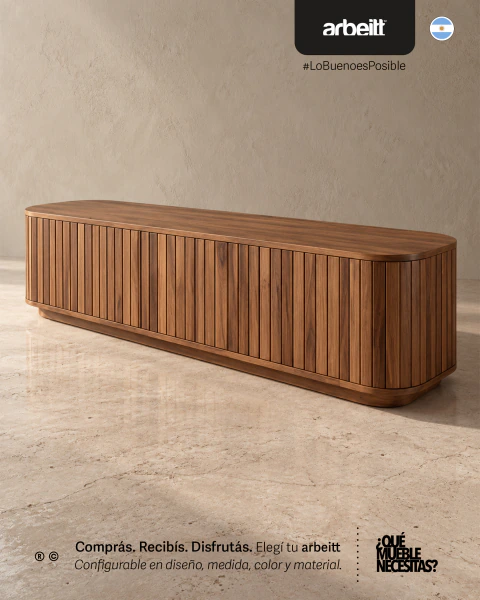 rack de tv consola arbeitt™ Puelo | Colección kurve™