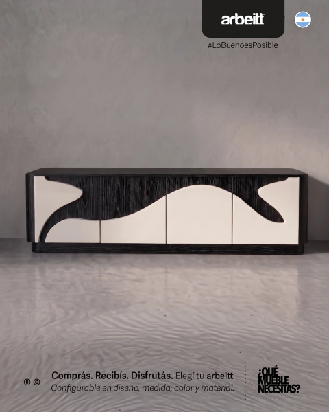 rack de tv consola arbeitt™ Austral | Colección kurve™
