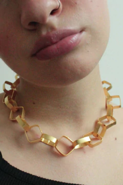 COLLAR CUADRADOS IRREGULARES DORE - comprar online