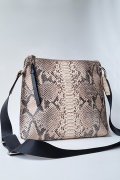 NINA, bandolera (reptil claro) - tienda online