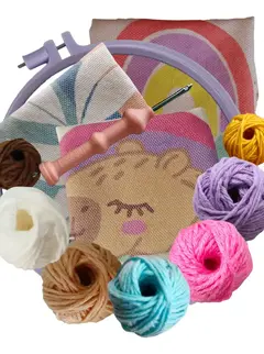 Kit Punch Needle Con Decoaguja Para Lana Semigruesa - comprar online
