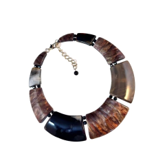 Collar Resina Circle Moca - comprar online