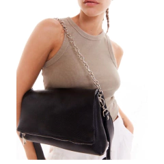 Cartera y Bandolera urbana de Cuero. Duo Negro - comprar online
