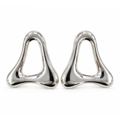 Imagen de Aros Maxi Triangulares Calados