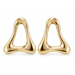 Aros Maxi Triangulares Calados - tienda online