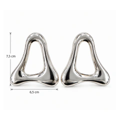 Aros Maxi Triangulares Calados - comprar online