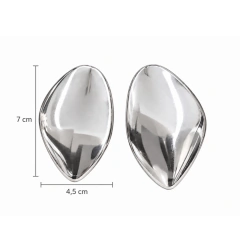 Imagen de Aros Maxi Gotas Metalico