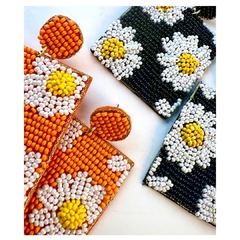 Aros Mosaico Margarita - Divinos Abalorios