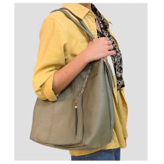 Cartera Tote de cuero XL Elegante. Petunia - tienda online