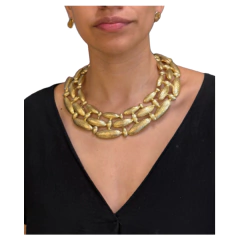 Imagen de Collar Almendro Dorado