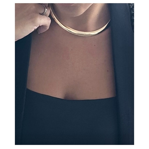 Collar Fine Gold Steel