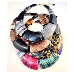 Collar Resina Circle Black - comprar online