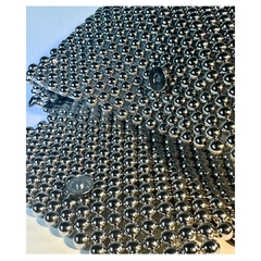 Mini Bag y Sobre Glenda Plata Perlas Tejidas - tienda online