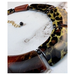 Collar Resina Circle Animal - Divinos Abalorios