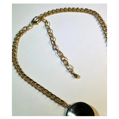 Imagen de Collar Resina Discos Naranja
