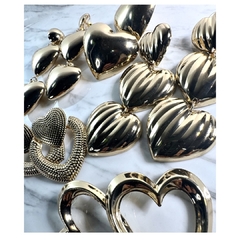Aros Corazón Bombé - tienda online