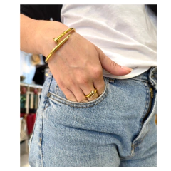 Pulsera Clavo Acero