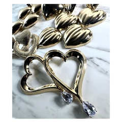 Aros Corazón Bombé