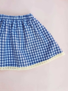 Pollera Rubí Azul