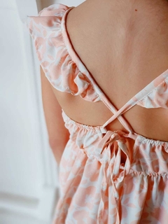 Vestido Jazmín Salmón - tienda online